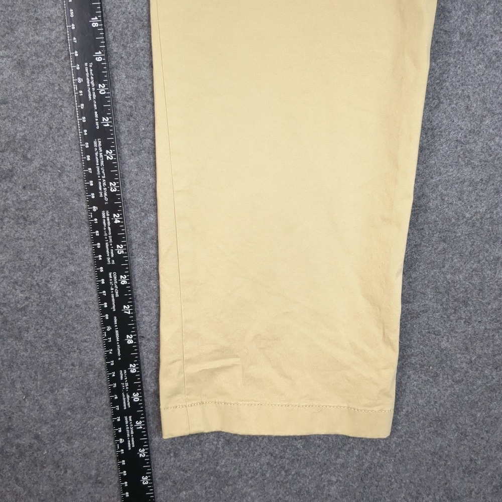 Tommy Hilfiger Mens Regular Fit Stretch Chino Pants Khaki Tan 34x32 Casual Work - Picture 11 of 14